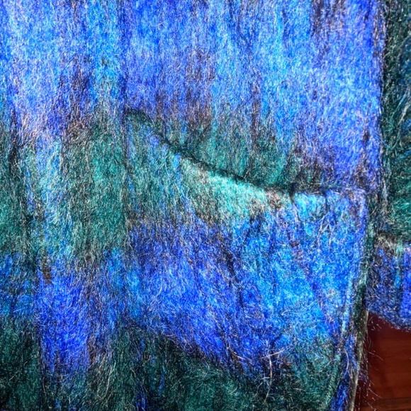 Authentic Scottish Tartan Mohair Coat with Scarf - Picture 7 of 11